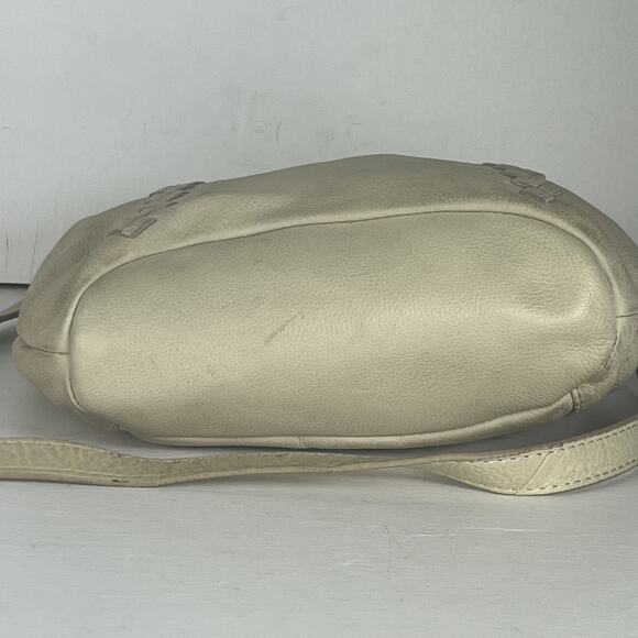 AMERICAN LEATHER Co Bone Smooth Leather Crossbody Handbag ALC2323S Hobo - Picture 15 of 15